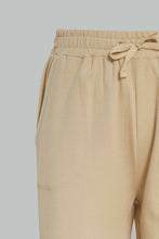 Load image into Gallery viewer, بنطلون جوغر باللون البيج للبنات الكبار