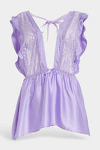 Load image into Gallery viewer, مجموعة دمية طفلة ليلك سادة للنساء (قطعتان)