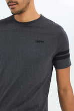 Load image into Gallery viewer, تيشيرت مطبوع باللون الرمادي للرجال