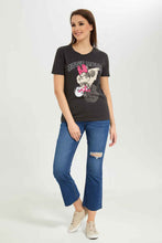 Load image into Gallery viewer, بنطلون جينز باللون الكحلي للنساء