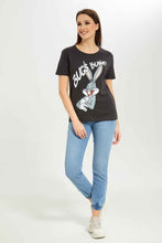 Load image into Gallery viewer, بنطلون جوغر باللون الأزرق للنساء