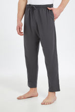Load image into Gallery viewer, بنطلون بيجامة باللون الرمادي الداكن للرجال