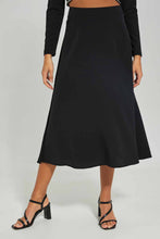 Load image into Gallery viewer, تنورة باللون الأسود للنساء