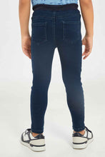 Load image into Gallery viewer, بنطال جينز للأولاد باللون الكحلي