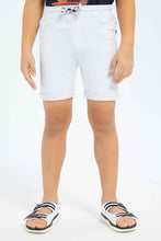 Load image into Gallery viewer, شورت جينز باللون البيج للأولاد الصغار