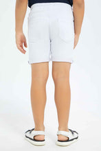 Load image into Gallery viewer, شورت جينز باللون البيج للأولاد الصغار