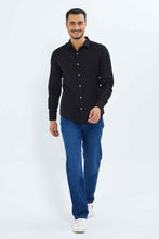 Load image into Gallery viewer, بنطلون جينز أزرق بخمسة جيوب بقصّة واسعة