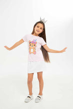 Load image into Gallery viewer, تنورة باللون الأبيض للبنات الصغار