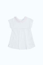 Load image into Gallery viewer, بلوزة عاجي بياقة بيتر بان للبنات الرضع