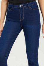 Load image into Gallery viewer, بنطلون جينزسكيني باللون الأسود للنساء