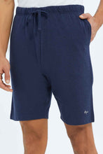 Load image into Gallery viewer, طقم شورت باللون الإنديجو والكحلي للرجال
