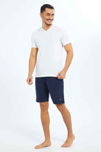 Load image into Gallery viewer, طقم شورت باللون الإنديجو والكحلي للرجال