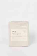 Load image into Gallery viewer, شرشف مطاطي باللون البيج (فردي)