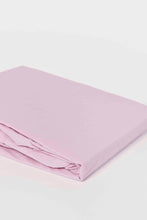 Load image into Gallery viewer, شرشف مطاطي باللون الوردي (فردي)