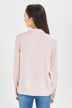 Load image into Gallery viewer, قميص بربطة أمامية باللون الوردي للبنات الكبار