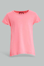 Load image into Gallery viewer, تيشيرت أساسي وردي للبنات الرضّع