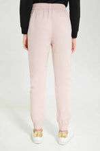 Load image into Gallery viewer, بنطلون سهل الأرتداء باللون الوردي للبنات الكبار