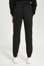 Load image into Gallery viewer, بنطلون سهل الأرتداء باللون الأسود للبنات الكبار