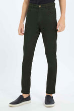 Load image into Gallery viewer, بنطلون جينز زيتي للأولاد الكبار