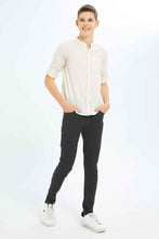 Load image into Gallery viewer, بنطلون جينزرمادي داكن للأولاد الكبار