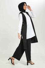 Load image into Gallery viewer, كارديغان باللون الأسود للنساء