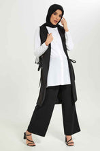 Load image into Gallery viewer, كارديغان باللون الأسود للنساء