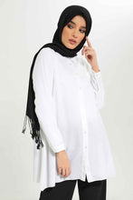 Load image into Gallery viewer, بلوزة تونيك باللون العاجي للنساء