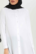 Load image into Gallery viewer, بلوزة تونيك باللون العاجي للنساء