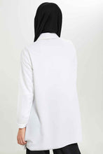 Load image into Gallery viewer, بلوزة تونيك باللون العاجي للنساء