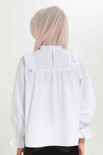 Load image into Gallery viewer, بلوزة باللون الأبيض للنساء