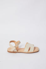 Load image into Gallery viewer, صندل منقوش باللون البيج للفتيات