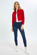 Load image into Gallery viewer, بنطلون جينز سكيني باللون الأزرق للنساء