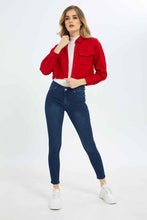 Load image into Gallery viewer, بنطلون جينز سكيني باللون الأزرق للنساء