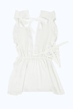 Load image into Gallery viewer, طقم فستان بيبي دول دانتيل باللون العاجي للنساء (قطعتين)