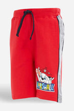 Load image into Gallery viewer, شورت بطبعة باو باترول باللون الأحمر للأولاد الصغار