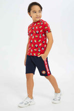 Load image into Gallery viewer, شورت ميكي ماوس باللون الكحلي للأولاد الصغار