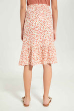 Load image into Gallery viewer, تنورة باللون الأبيض والوردي للبنات الكبار