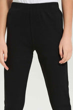 Load image into Gallery viewer, ليغينغ باللون الأسود للبنات الكبار