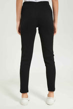 Load image into Gallery viewer, ليغينغ باللون الأسود للبنات الكبار