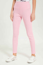 Load image into Gallery viewer, ليغينغ باللون الوردي للبنات الكبار