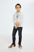 Load image into Gallery viewer, بنطلون جينز باللون الأسود للأولاد الصغار