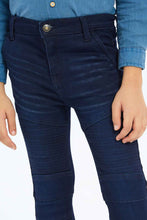 Load image into Gallery viewer, بنطلون جينز باللون الكحلي للأولاد الصغار