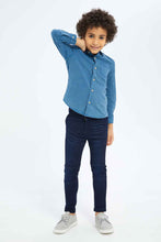 Load image into Gallery viewer, بنطلون جينز باللون الكحلي للأولاد الصغار