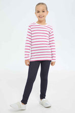 Load image into Gallery viewer, جيغينغز باللون الكحلي للبنات الصغار