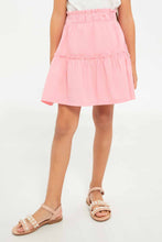 Load image into Gallery viewer, تنورة بكسرات باللون الوردي للبنات الصغار