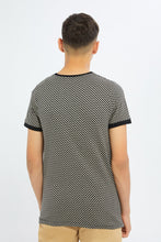 Load image into Gallery viewer, تيشيرت باللون الأسود للأولاد الكبار