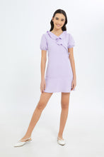 Load image into Gallery viewer, فستان باللون البنفسجي مزين للبنات الكبار