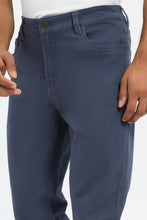 Load image into Gallery viewer, بنطلون جينز سليم فت باللون الأزرق للرجال