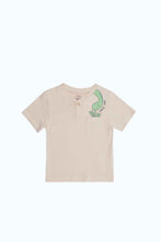 Load image into Gallery viewer, تيشيرت هينلي باللون الوردي للأولاد الرضَع