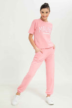 Load image into Gallery viewer, تيشيرت وردي للبنات الكبار